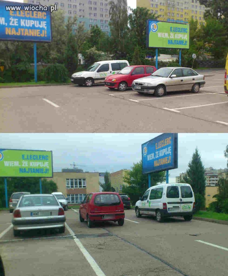 A zaparkuje na drodze, nic nie szkodzi 