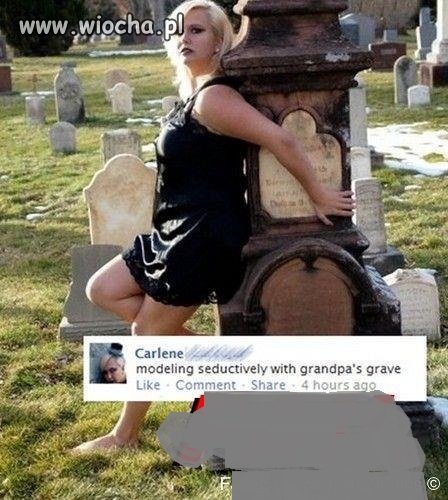 Na grobie dziadka