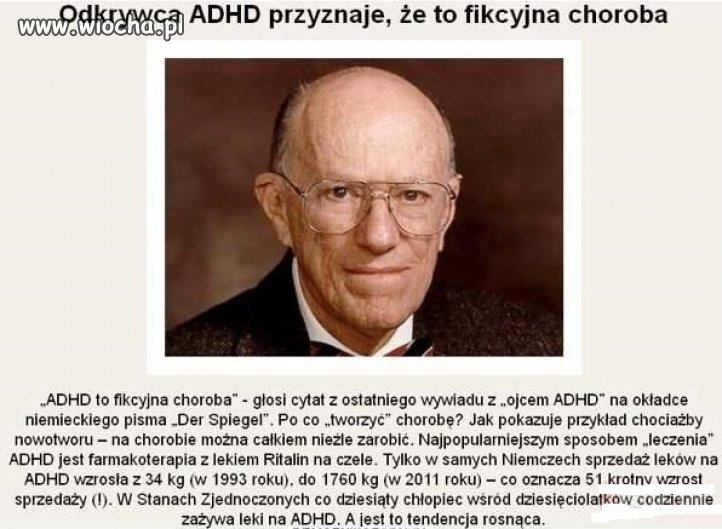 ADHD-czy koncerny blefują?