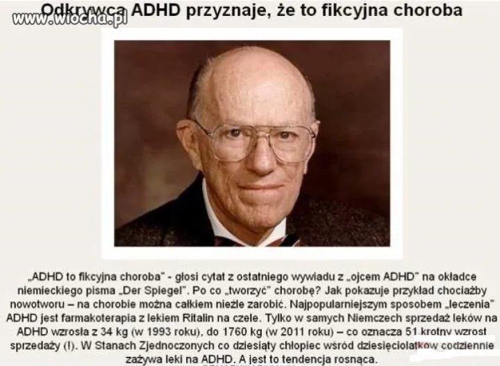 ADHD-czy koncerny blefują?