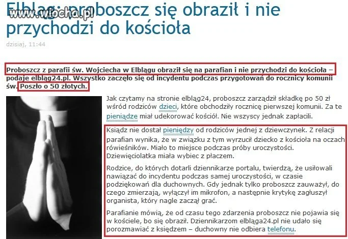 Pazerny ksiądz