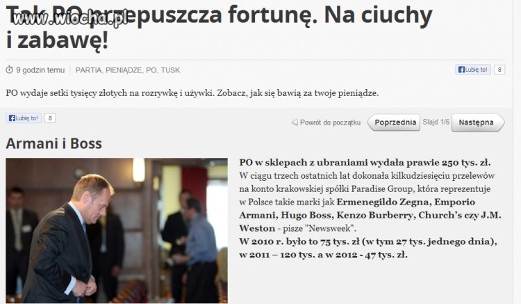 Tak rząd TUSKA przepuszcza kasę za nasze podatki...