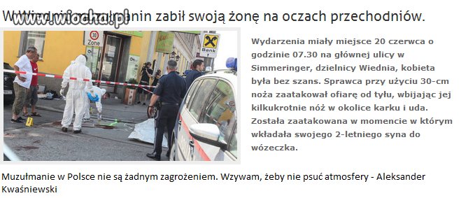 Muzułmanie nie są żadnym zagrożeniem