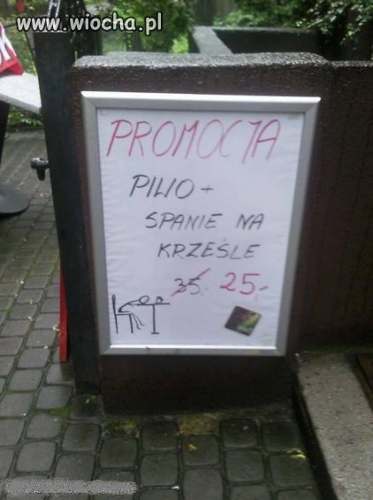 To jest dopiero promocja.