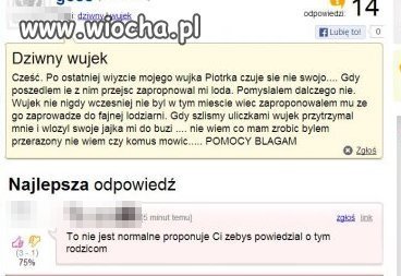 Dziwny wujek.