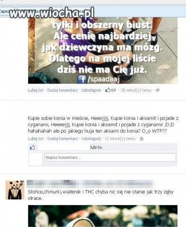 Czy właśnie do tego facebook służy?