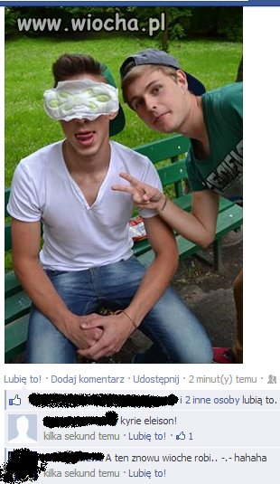 Nowa moda na zdjęcie z podpaską na twarzy
