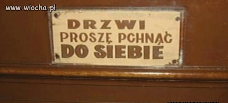 Jeśli nie wiesz jak pchać