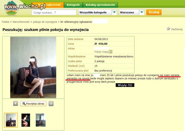 Nie ma pieniędzy na czynsz 