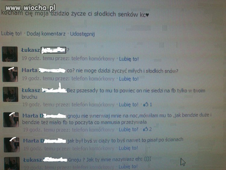Rozmowa na tablicy...