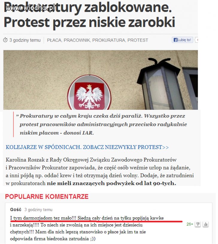 Kolejni darmozjadzi chcą podwyżki jeszcze im mało.