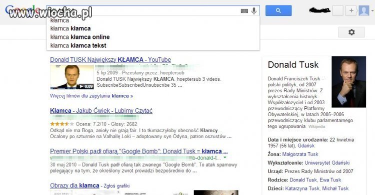Nawet google się na nim poznały 