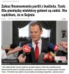 Pierwszy raz zgadzam się z Tuskiem