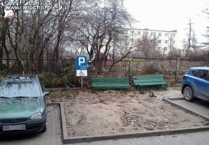 Miejsce dla inwalidy.
