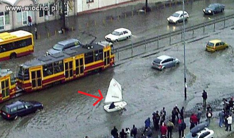 Łódź...Wypłynął w rejs...
