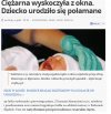 Ciężarna wyskoczyła z okna...Dziecko połamane...