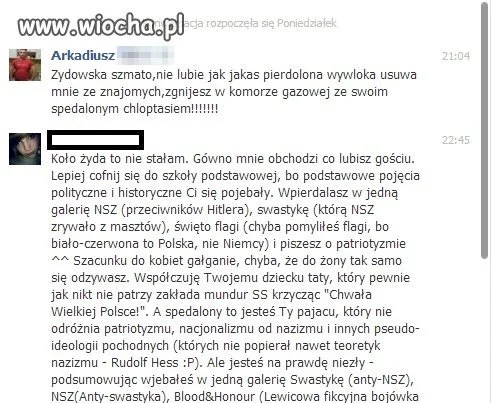 Wkurzył się, bo usunęłam go ze znajomych.