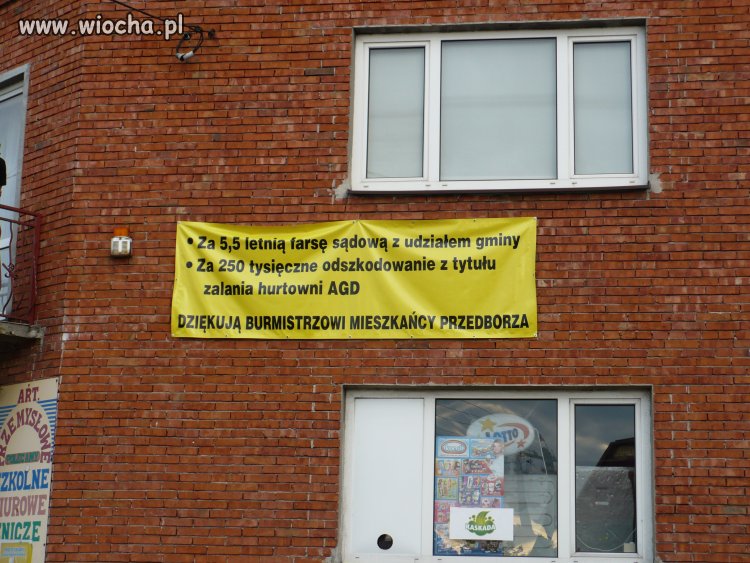 Dziękujemy burmistrzowi