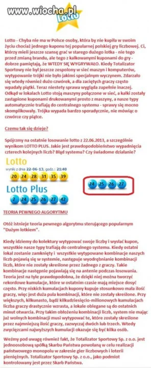 Cała prawda o lotto