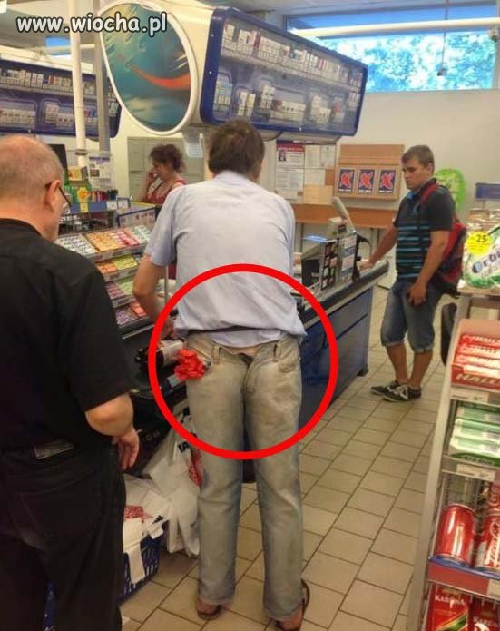 Wybrał się na zakupy...
