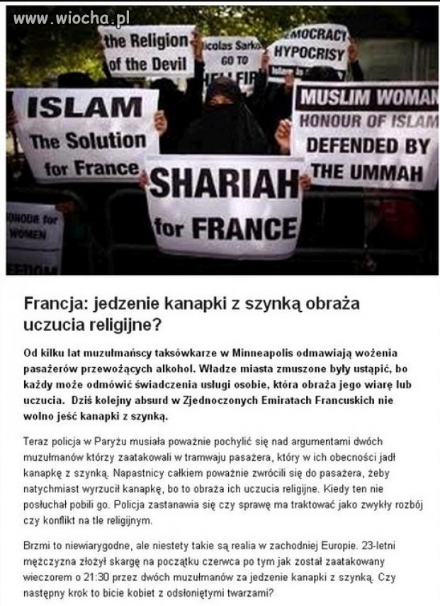 Pobity za jedzenie kanapki z szynką