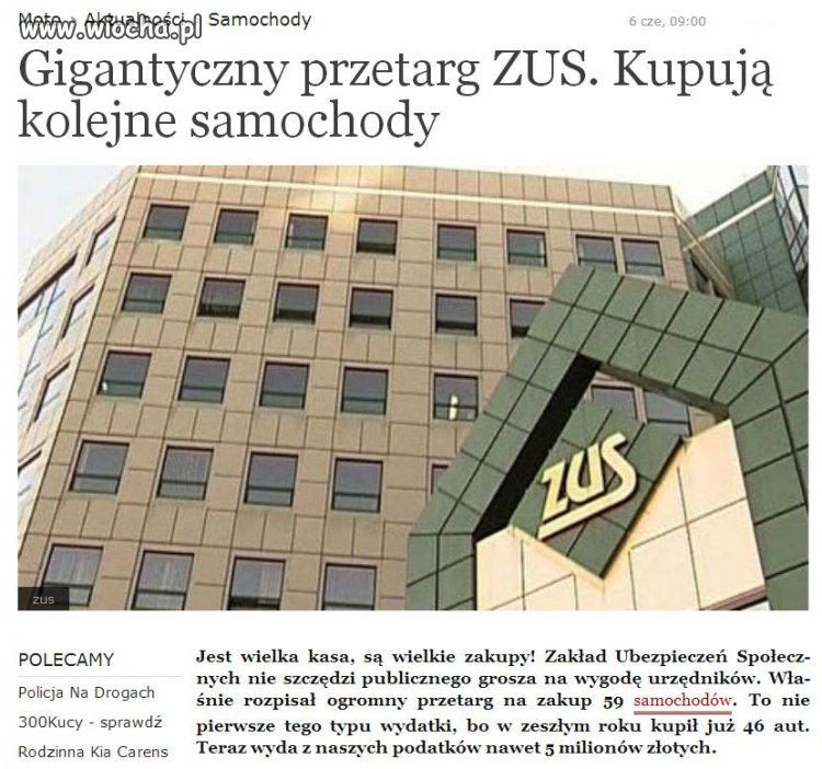 ZUSU KRYZYS NIE DOTYCZY 