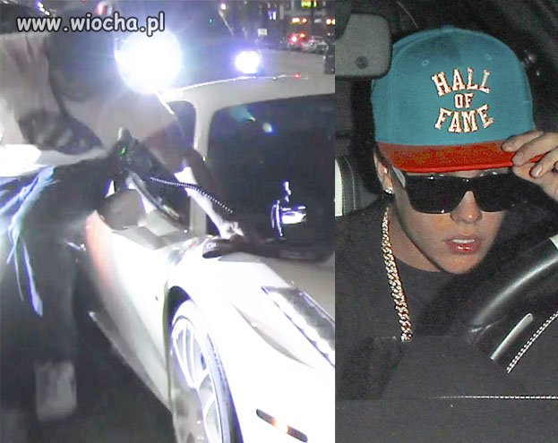 Bieber potrącił człowieka, uciekł z miejsca wypadku