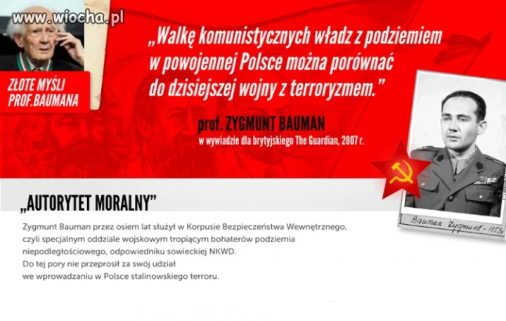 W Polsce autorytetami są komuniści 
