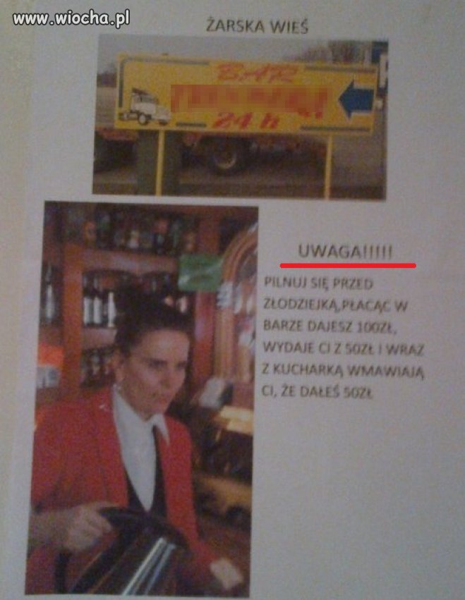 Barmanka Złodziejka... nieźle musiała kogoś wkurzyć