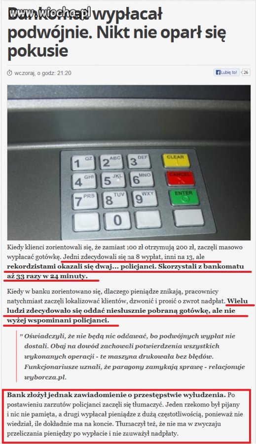 Policjanci i bankomat.