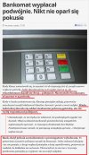 Policjanci i bankomat.