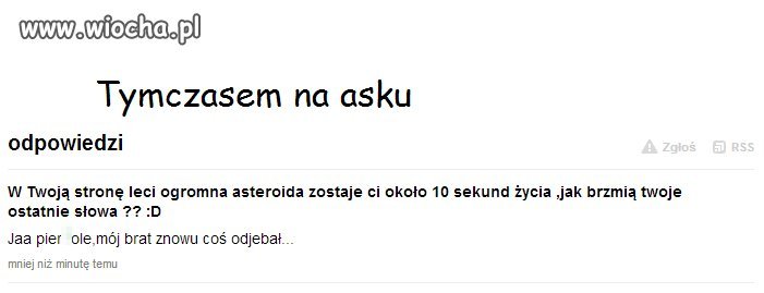 Odpowiedzi na Asku...