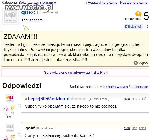 Po co się chwalić???