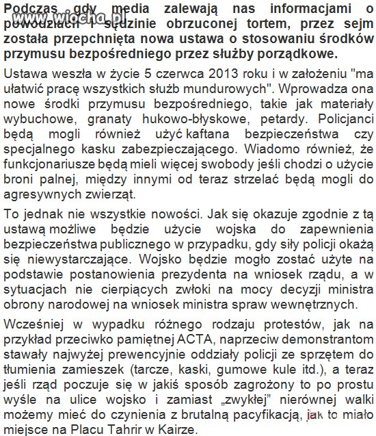 Cichaczem weszła nowa ustawa...