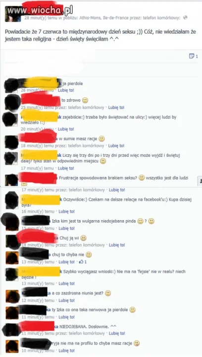 Bo należy się pochwalić na fb...