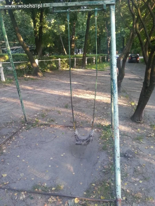 Taki właśnie mamy plac zabaw. A zmiany