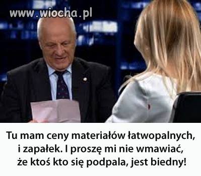 Nie żyje człowiek, który z biedy podpalił się