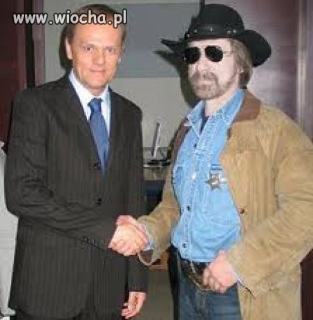 Nowy doradca Tuska-Chuck Norris