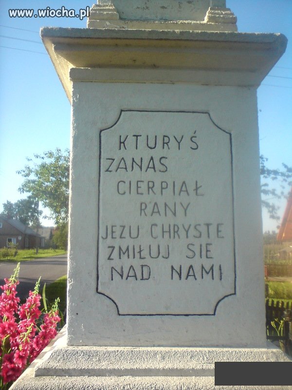 Zmiłuj się nad tym który wykonał ten napis...