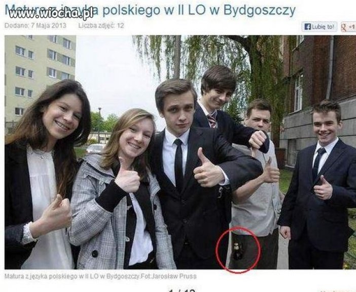 Egzamin dojrzałości jak widać zdany