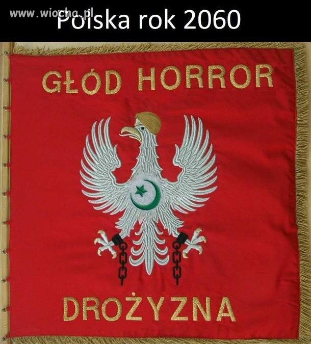 Tak będzie wyglądało nasze godło po islamizacji