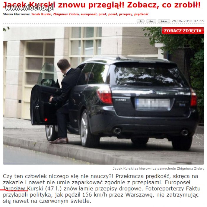 Jeden artykuł i dwie wiochy