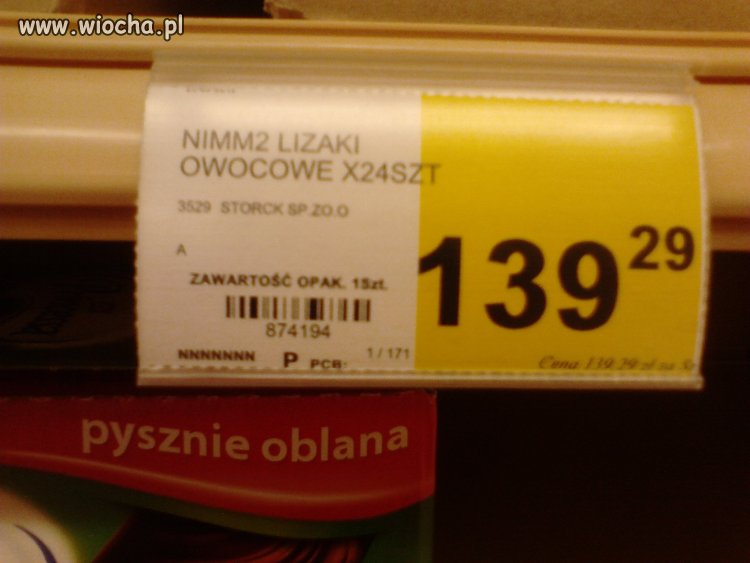 Okazja w jednym z supermarketów