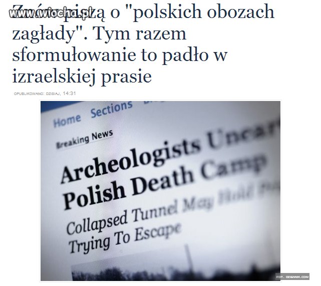 Na zachodzie myślą że Polacy mordowali żydów