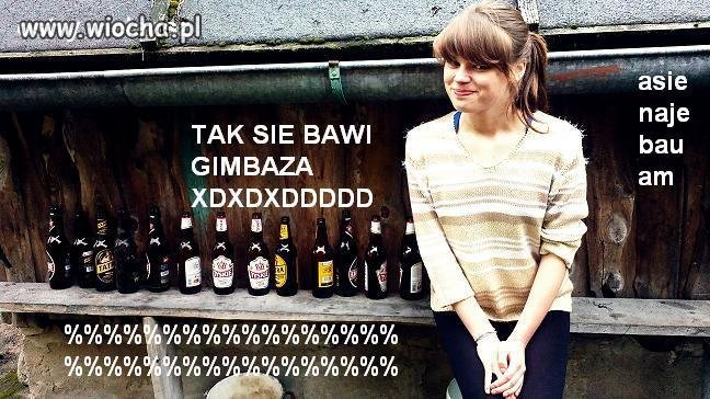 Tak się bawi gimbaza