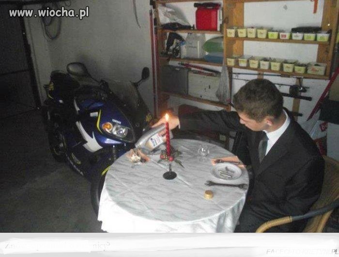 Kolacja z ukochaną...
