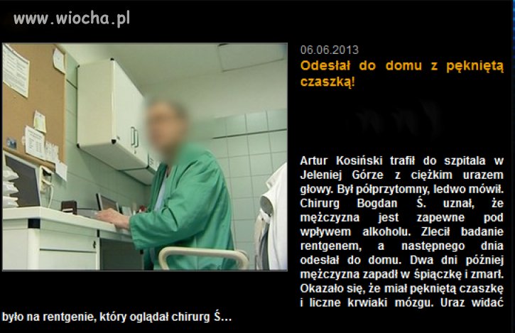 I to ma być lekarz?