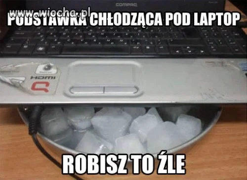 Dodatkowe chłodzenie laptopa 