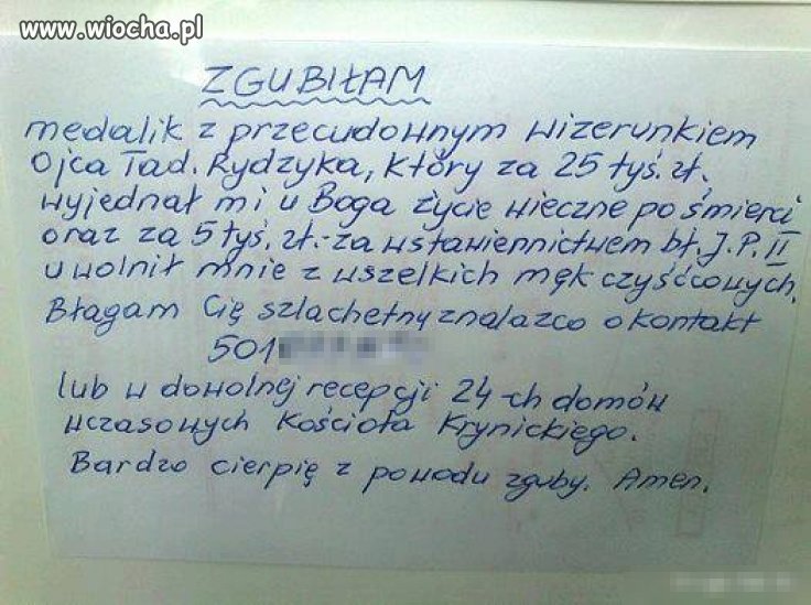 Łączę się w tym cierpieniu.