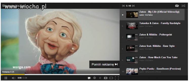 Kolejna irytująca reklama 